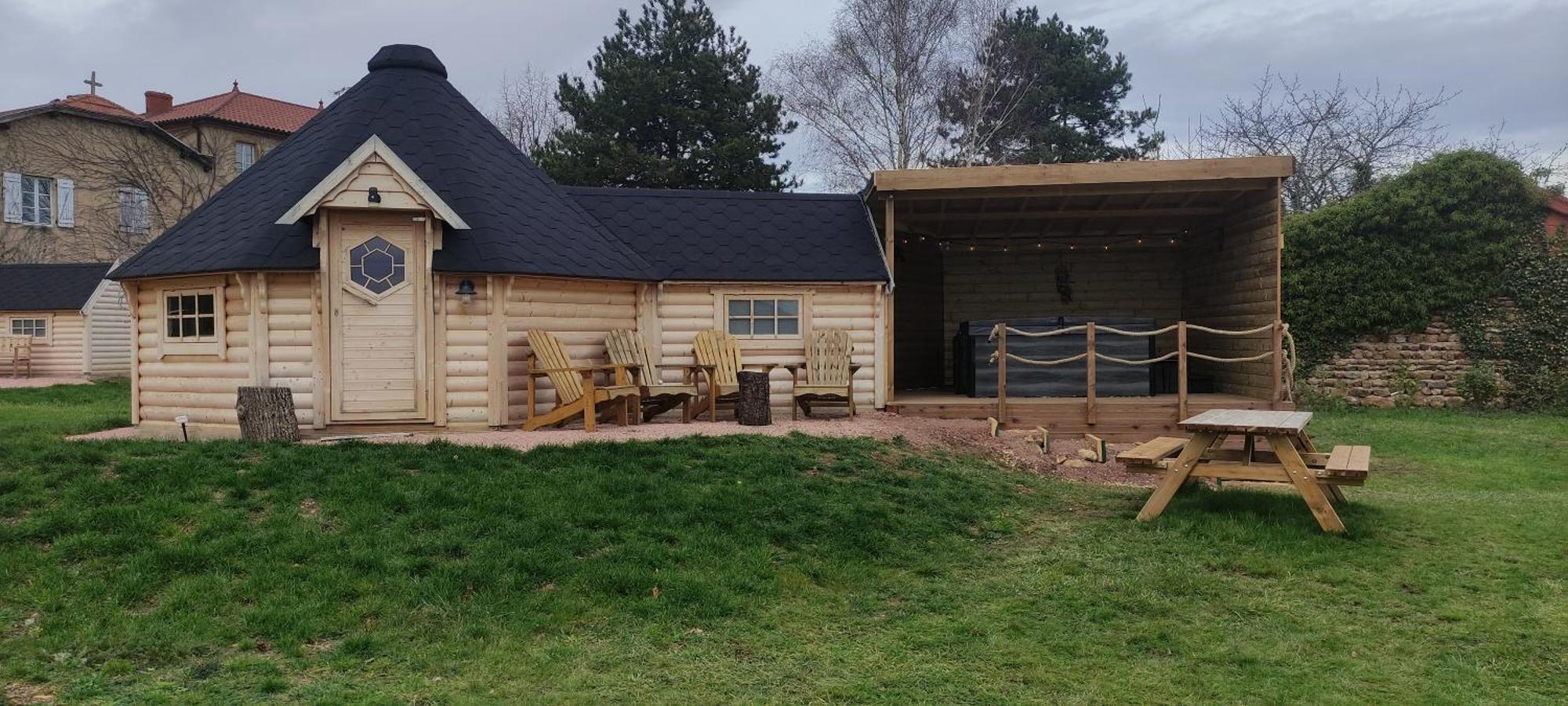 Les Cabanes Du Grand Nord Pradines (Loire) Exterior foto